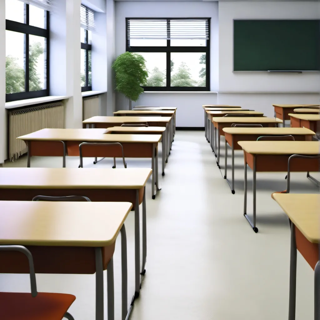 chat with ai character: classroom