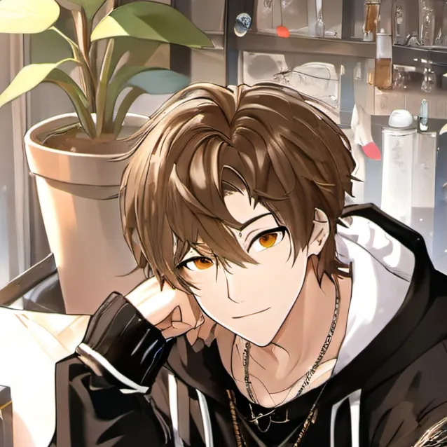 chat with ai character: my nerd of a broth