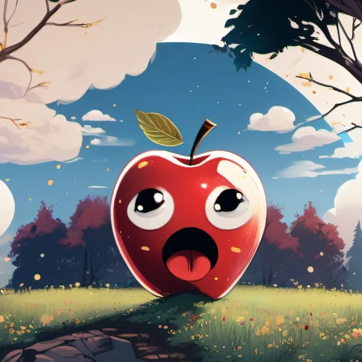 chat with ai character: Apple 🤯