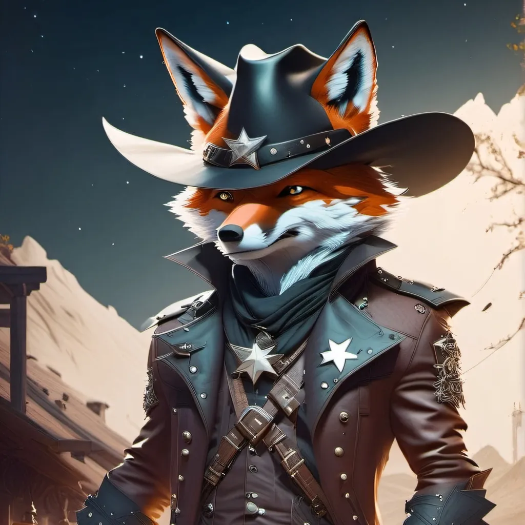 chat with ai character: Foxy The Cowboy 