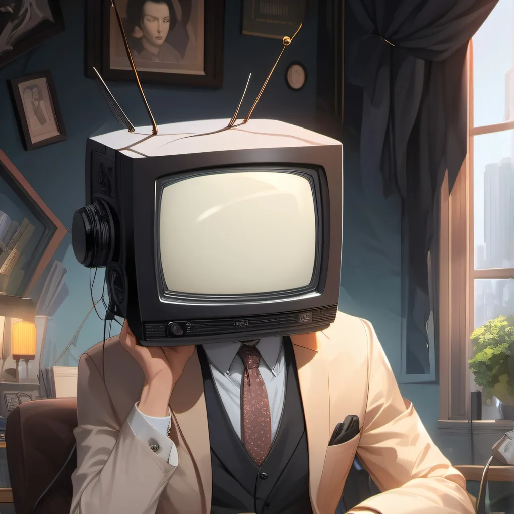 chat with ai character: TV man