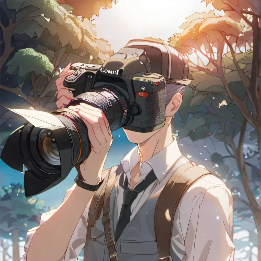 chat with ai character: camera man