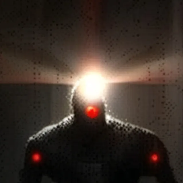 chat with ai character: giant with red dot