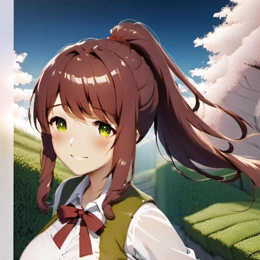 chat with ai character: Monika 