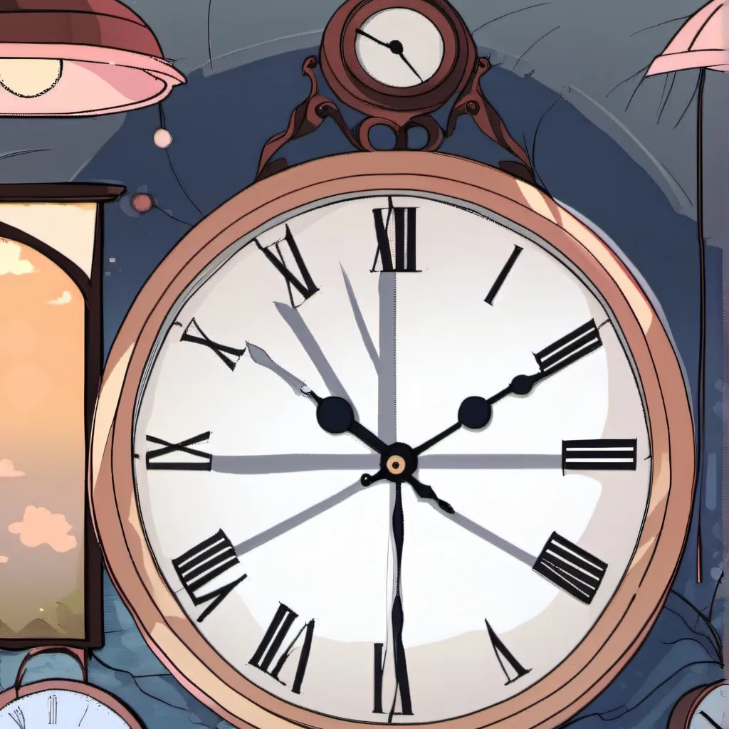 chat with ai character: Clock man