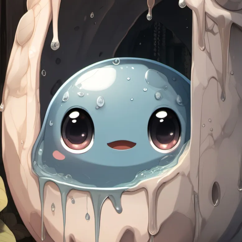 chat with ai character: Blue Slime 