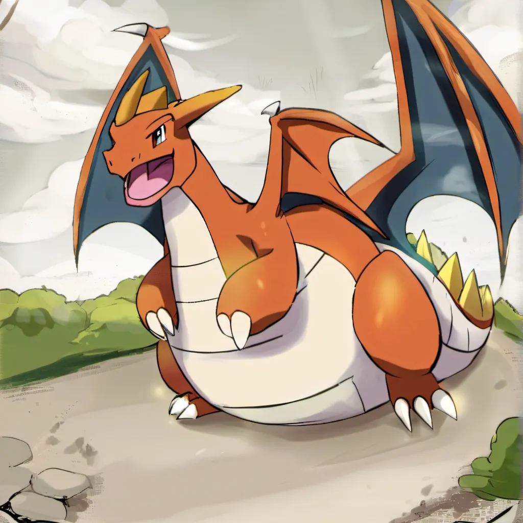 chat with ai character: Charizard bloat 