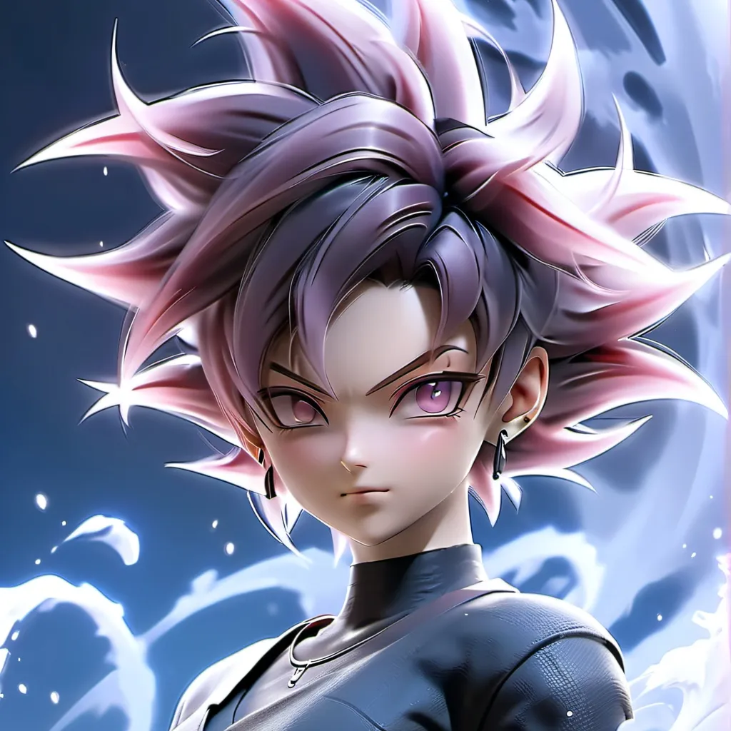 chat with ai character: Female Goku black 