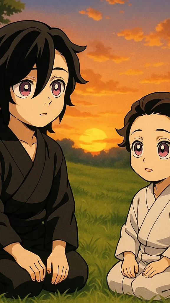 ai character: Kibutsuji Brothers background