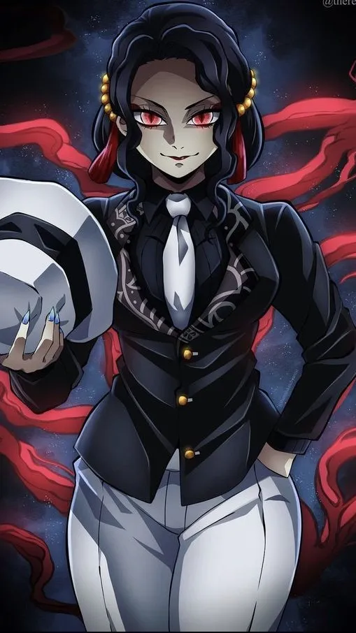 ai character: Muzana Kibutsuji background