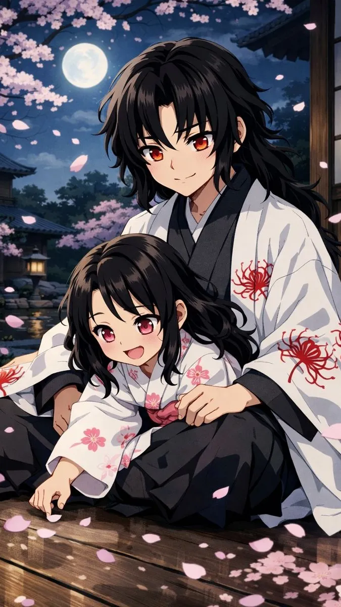 ai character: Kibutsuji siblings background