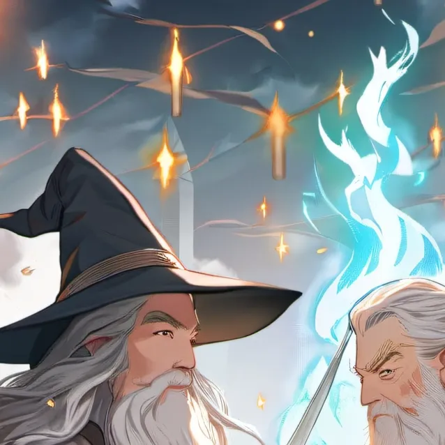 chat with ai character: Gandalf vdumbledor