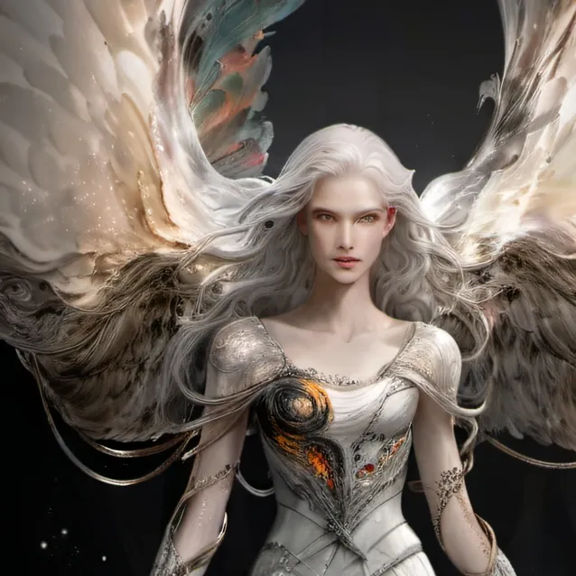 chat with ai character:  blue red Pink red