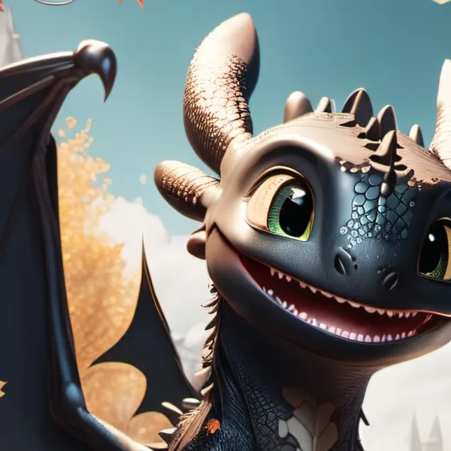 chat with ai character: toothless