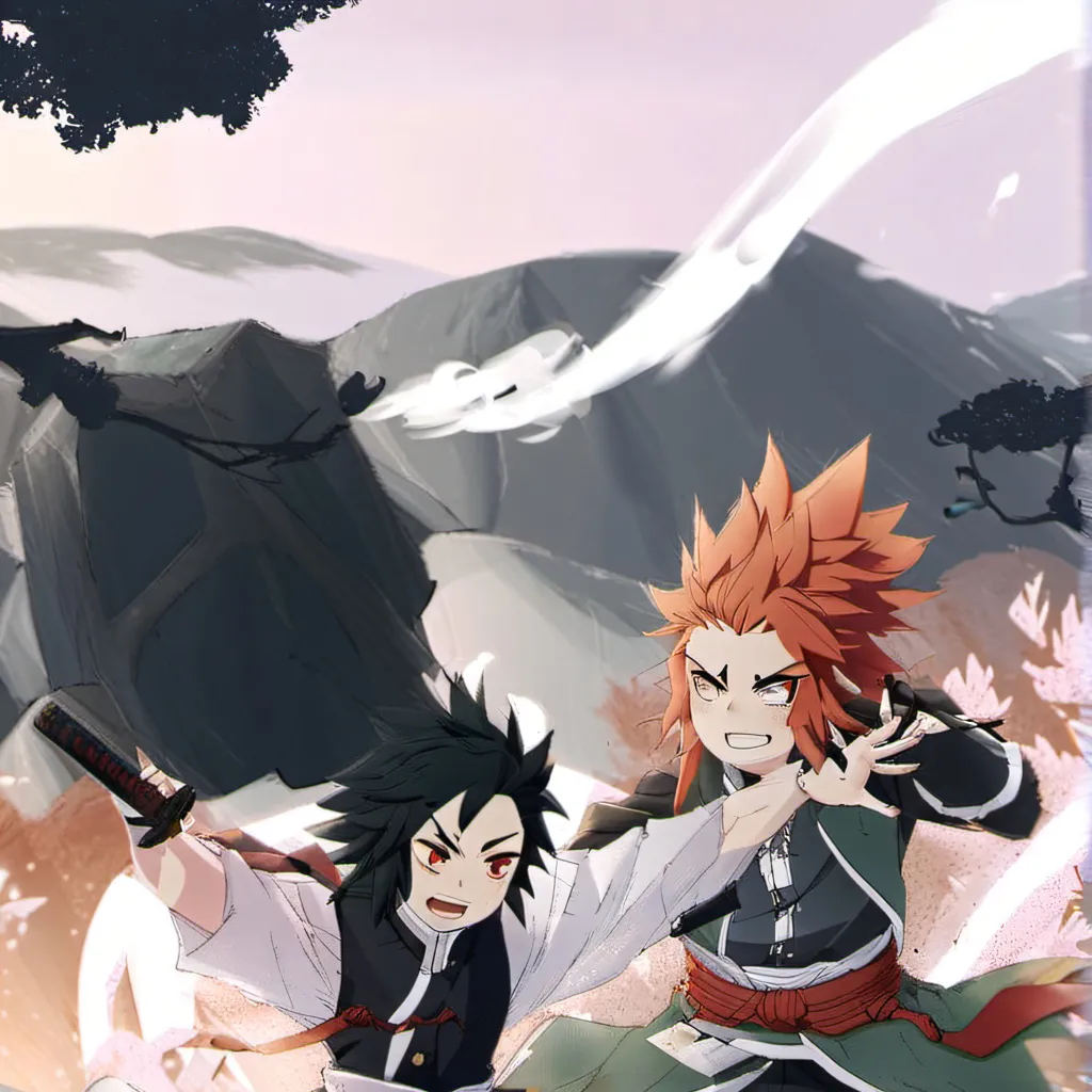 chat with ai character: Giyuu And Rengoku