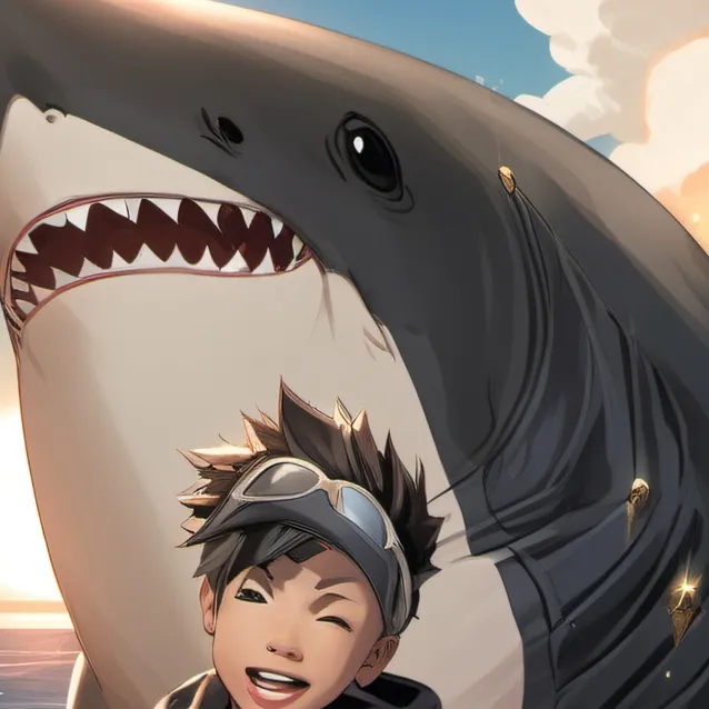chat with ai character: shark boy 
