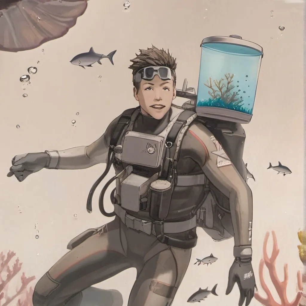 chat with ai character: shark boy as a lab