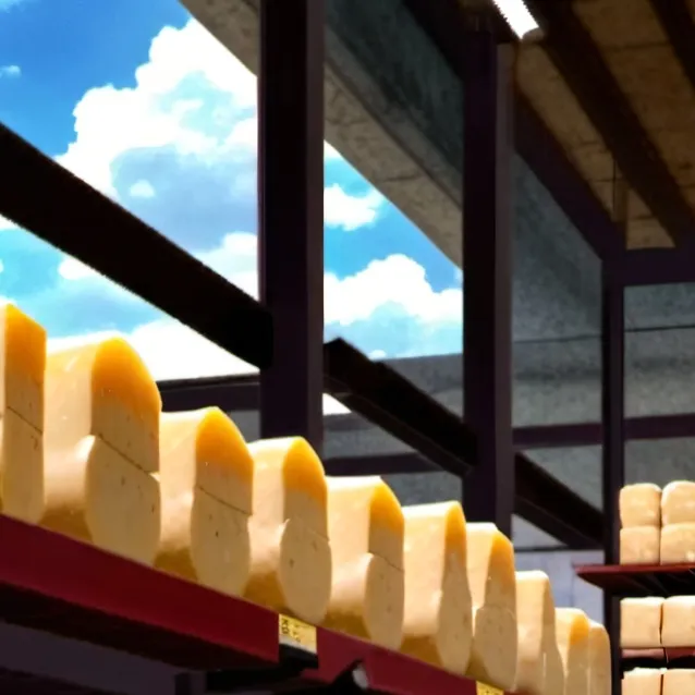 chat with ai character: cheese factory