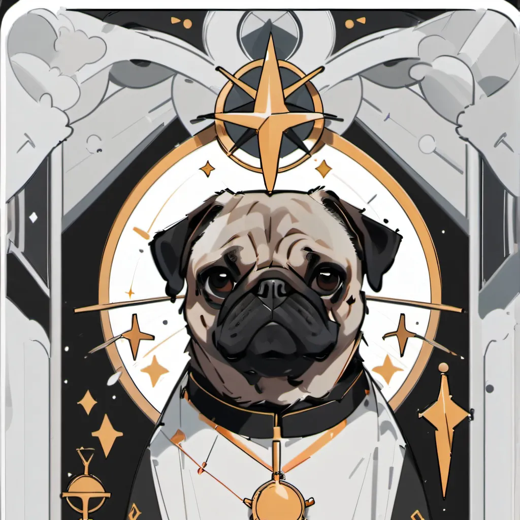 chat with ai character: Cool pug