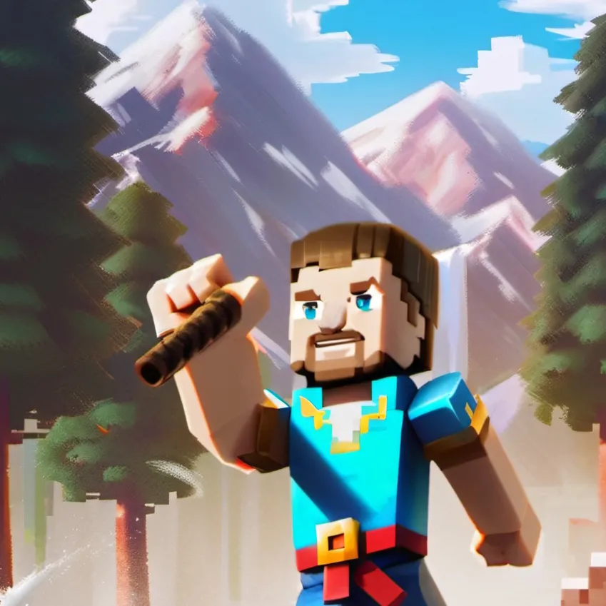 chat with ai character: Steve