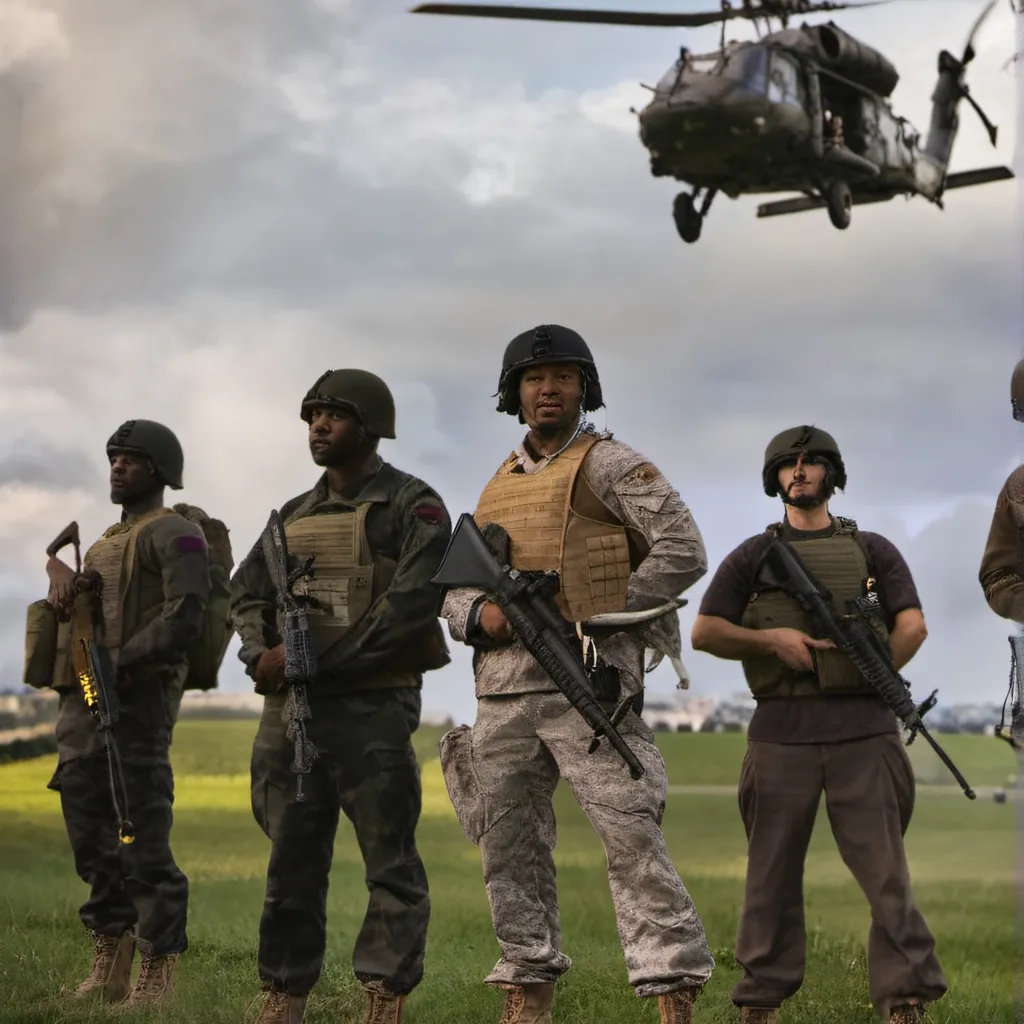 chat with ai character: USA team 1