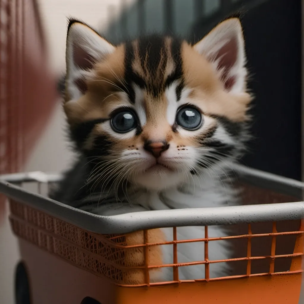 chat with ai character: Kitten trapped