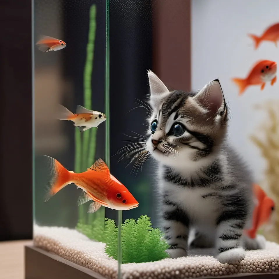 chat with ai character: Fish kitten