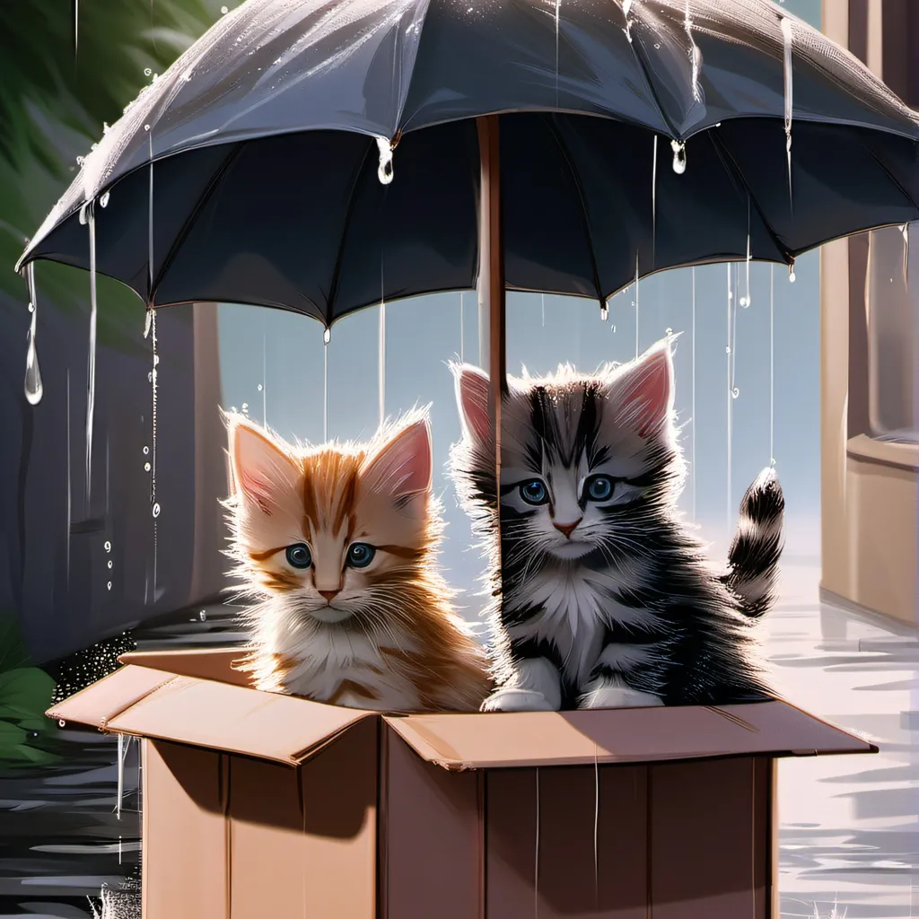 chat with ai character: Homeless kittens