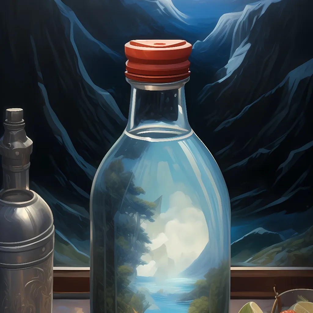 chat with ai character: water bottle