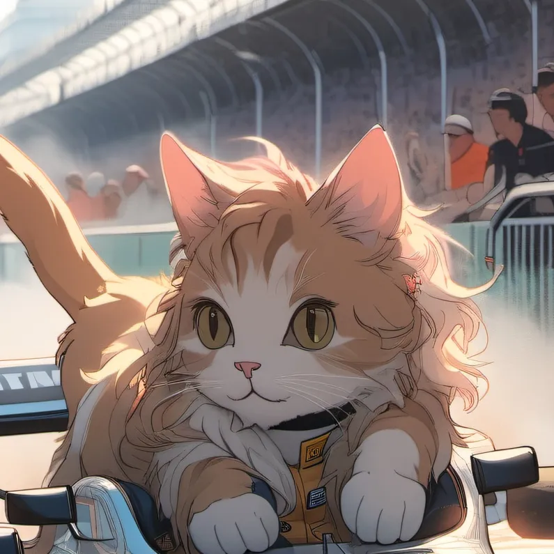 chat with ai character: f1 cat