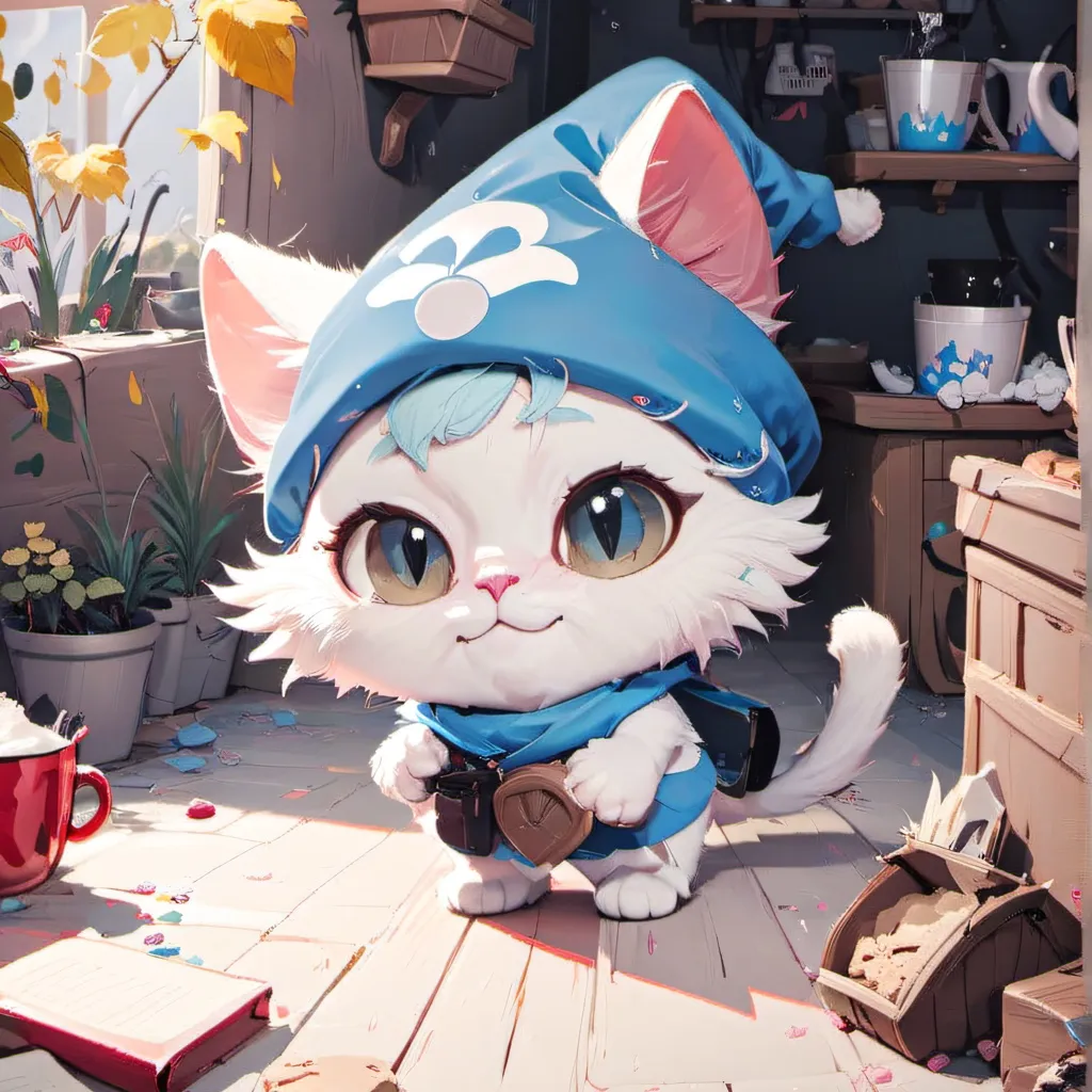 chat with ai character: smurfcat