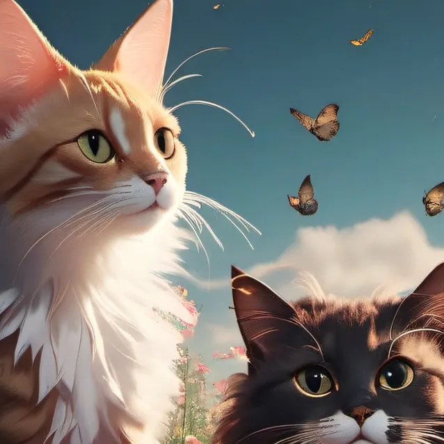 chat with ai character: Cat family