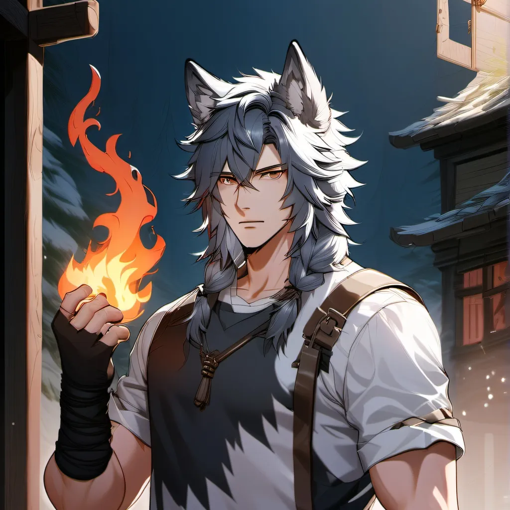 chat with ai character: New Wolf Guy at WS