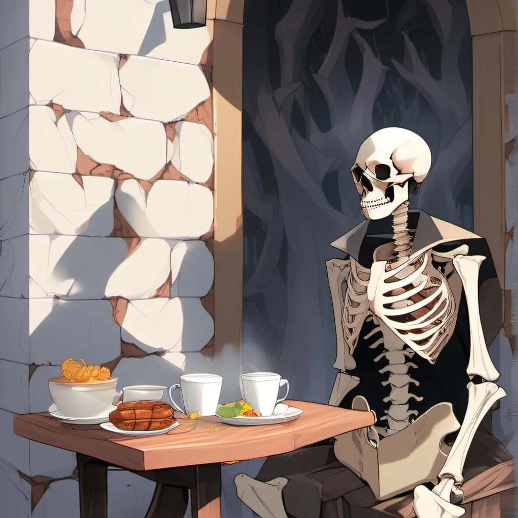 chat with ai character: friendly Skelton 