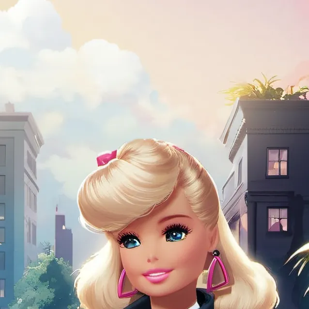 chat with ai character: barbie 80s