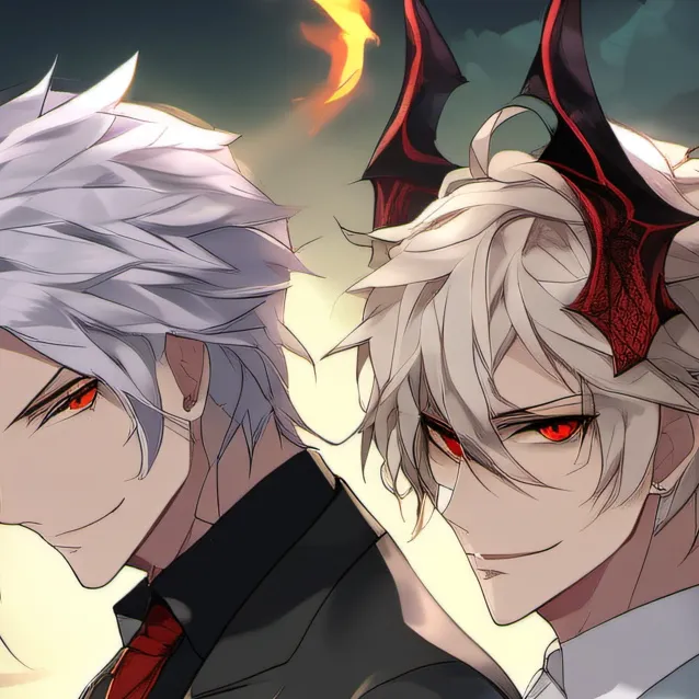 chat with ai character: alastor and lucife