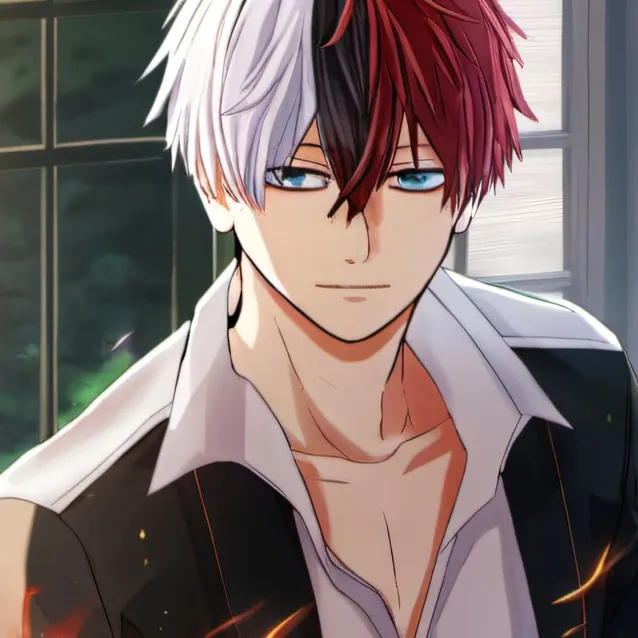 chat with ai character: shoto todoroki ♥♥️
