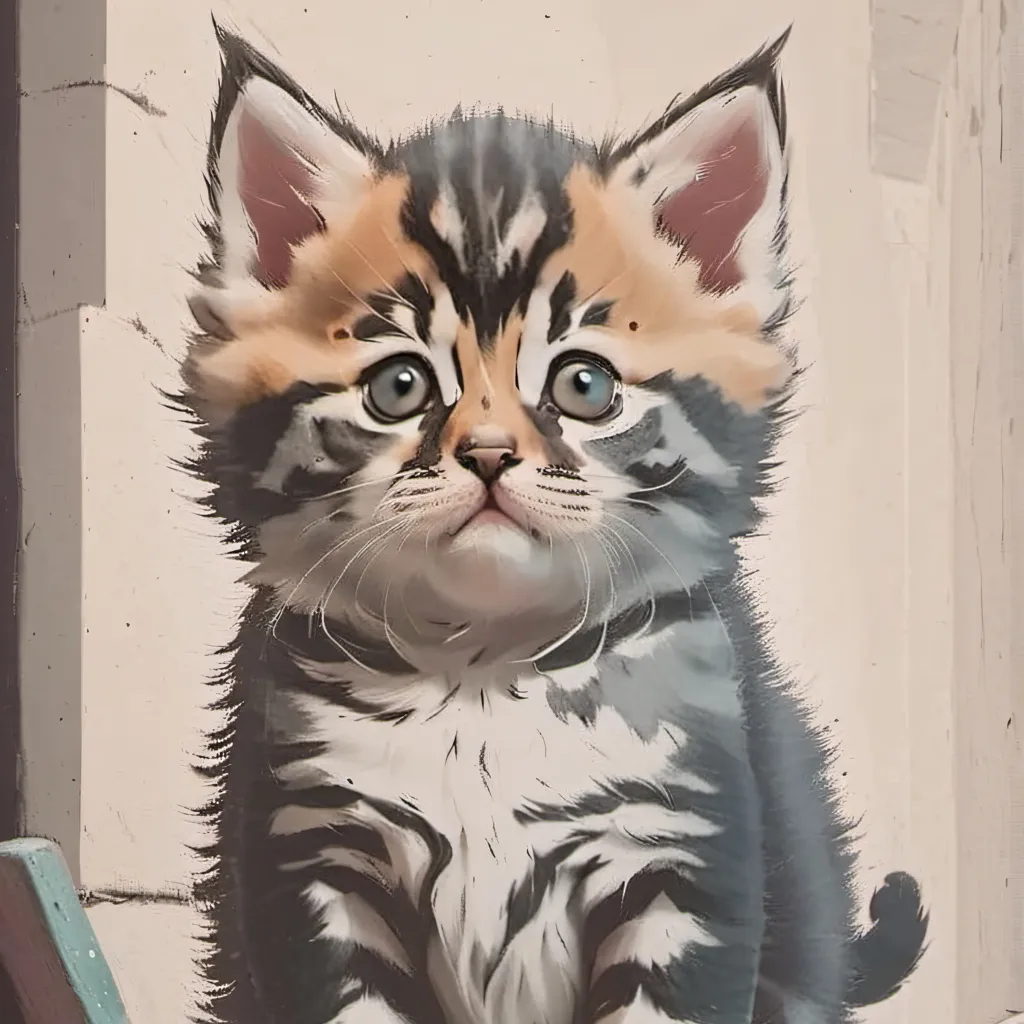 chat with ai character: Fat stray kit