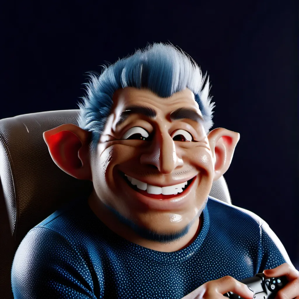 chat with ai character: troll face meme