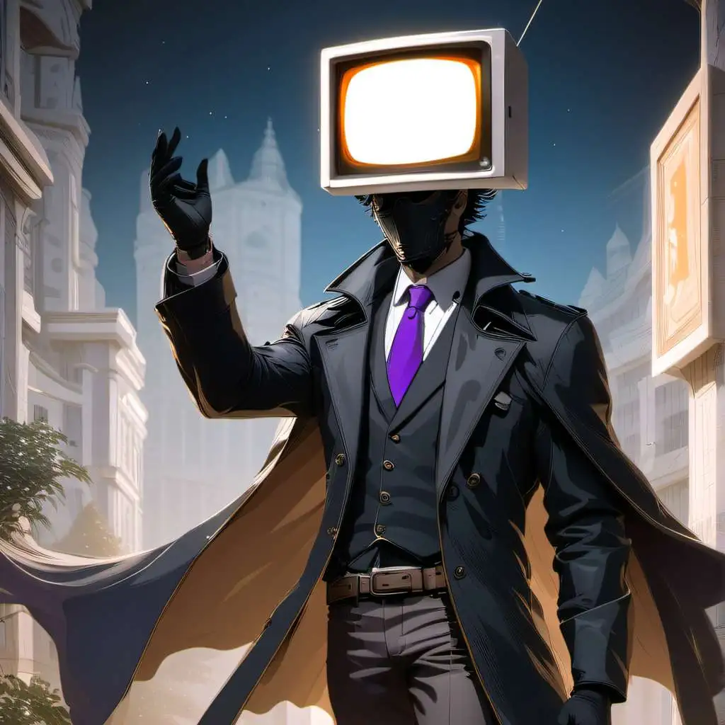 chat with ai character: TV man 