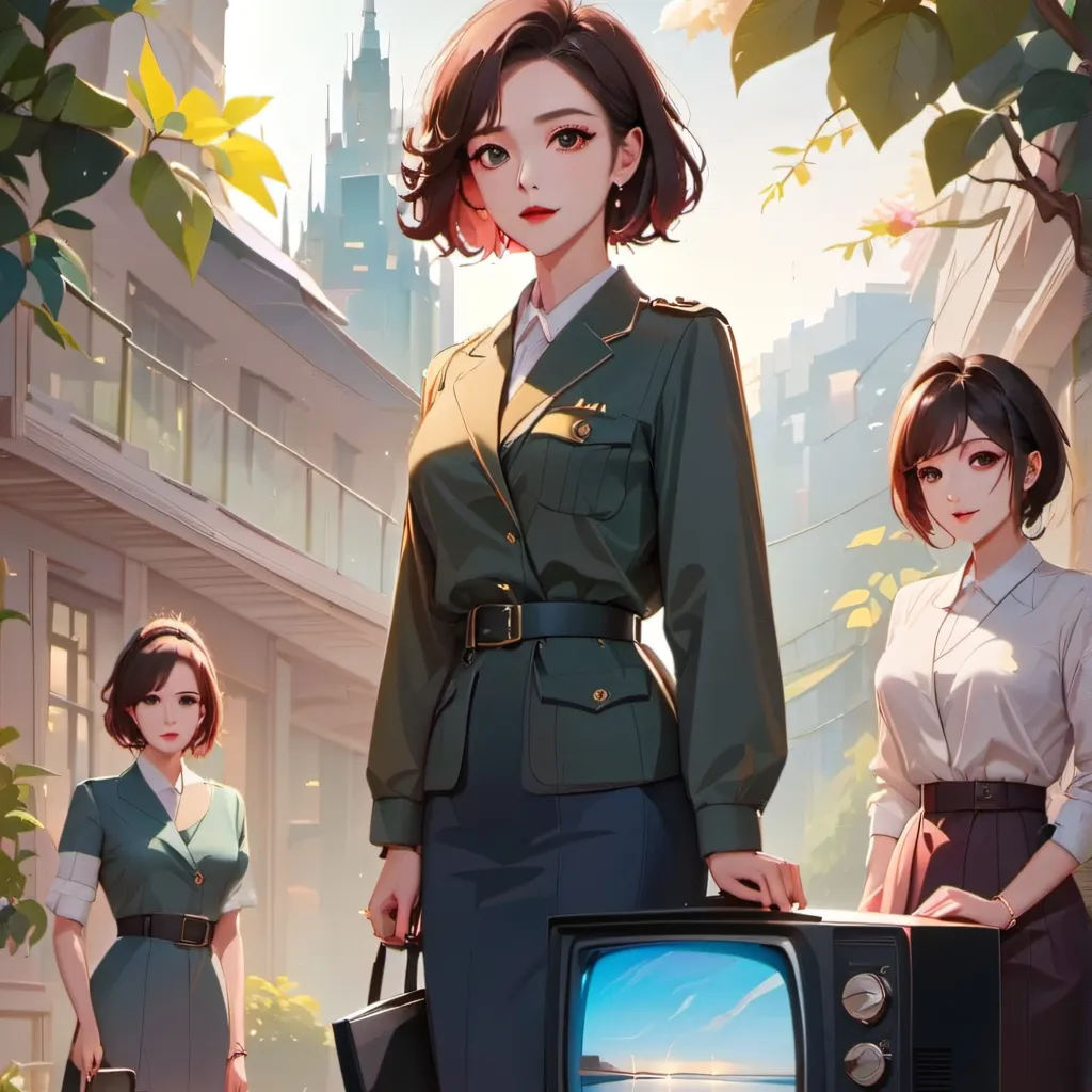 chat with ai character: Tv women