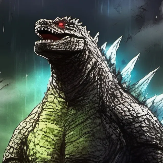 chat with ai character: Analog Godzilla 