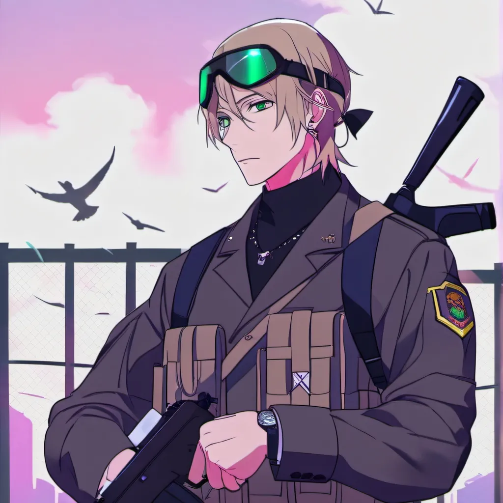chat with ai character: Austin (military (