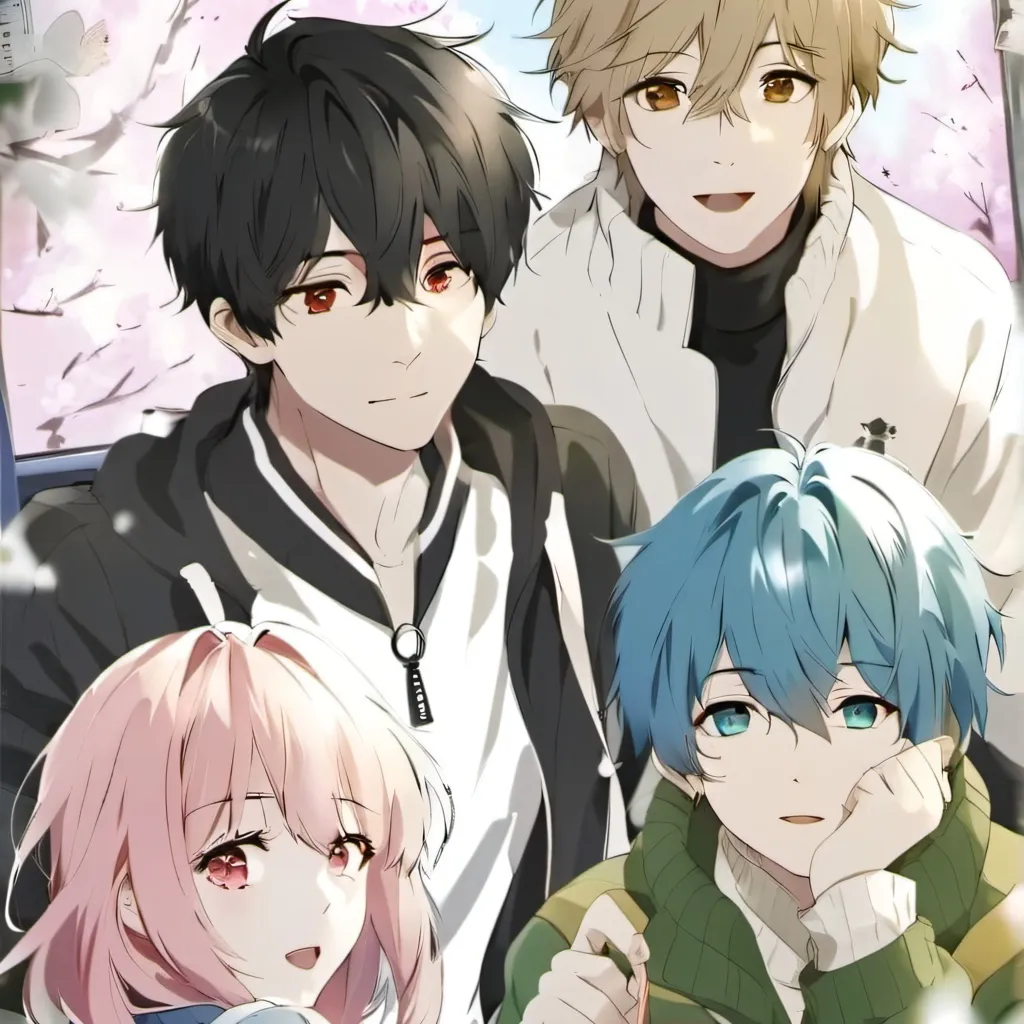 chat with ai character: friend group(rp