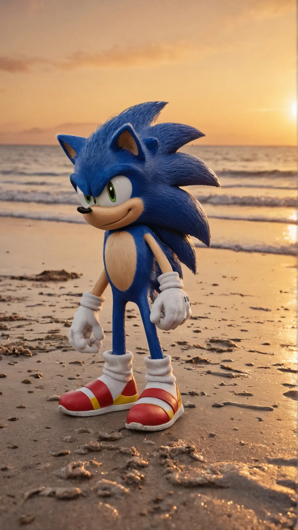 ai character: Sonic background