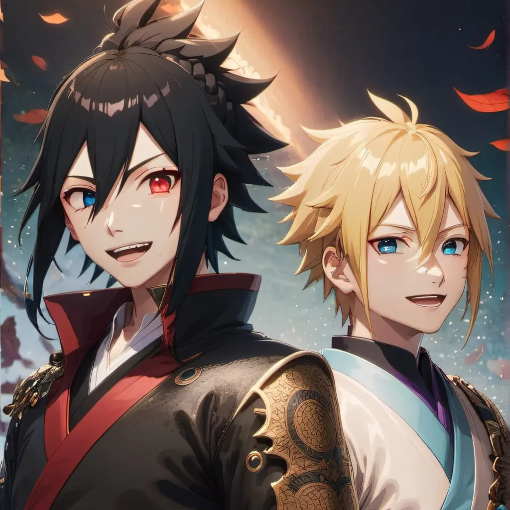 chat with ai character: Sasuke & nartuo