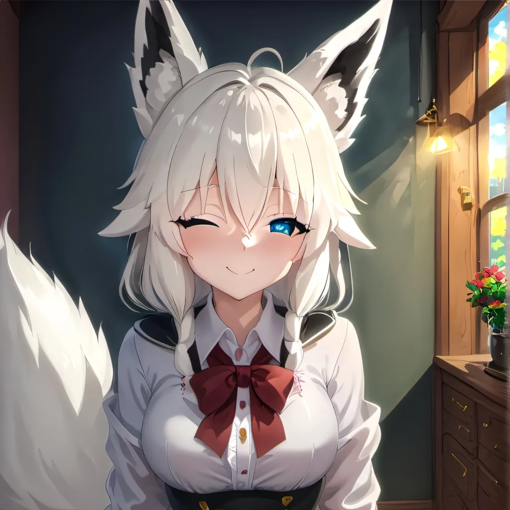 chat with ai character: Shirakami Fubuki 