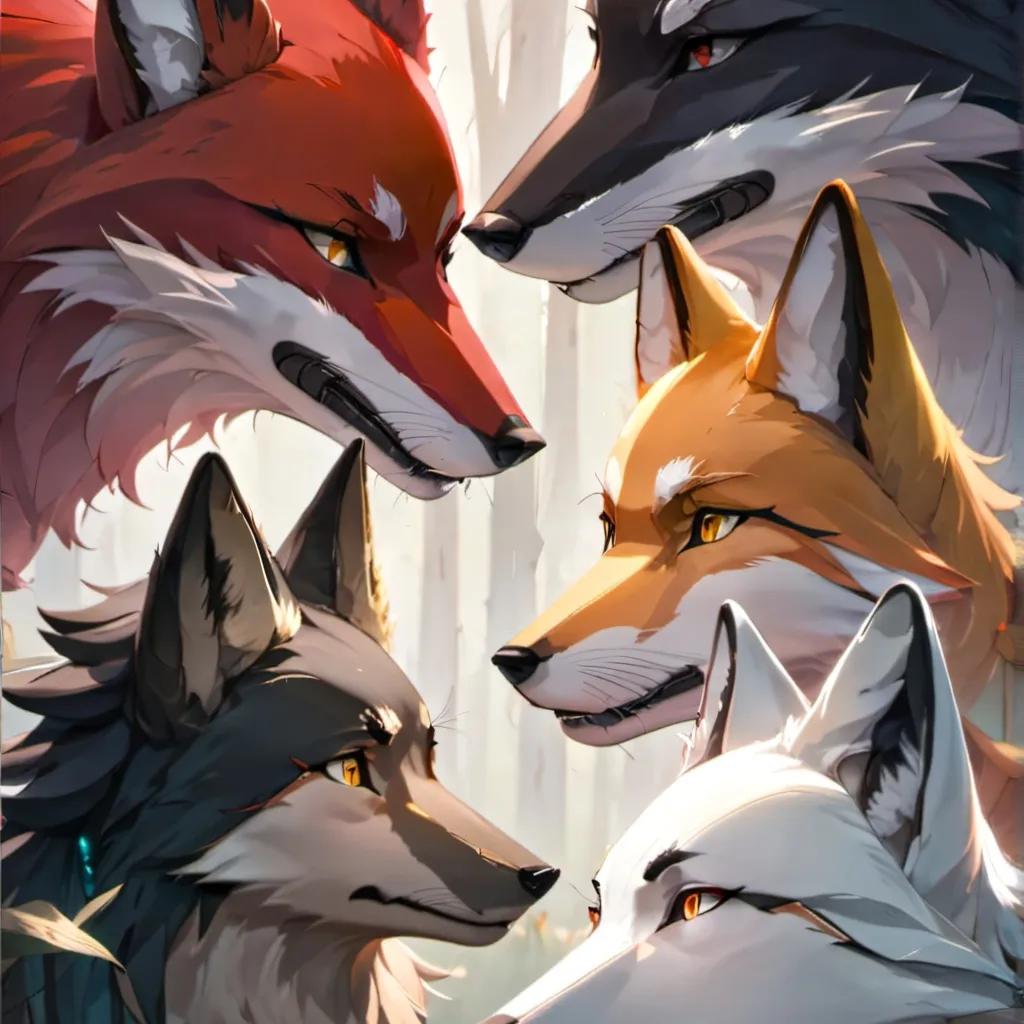 chat with ai character: wild fox pack