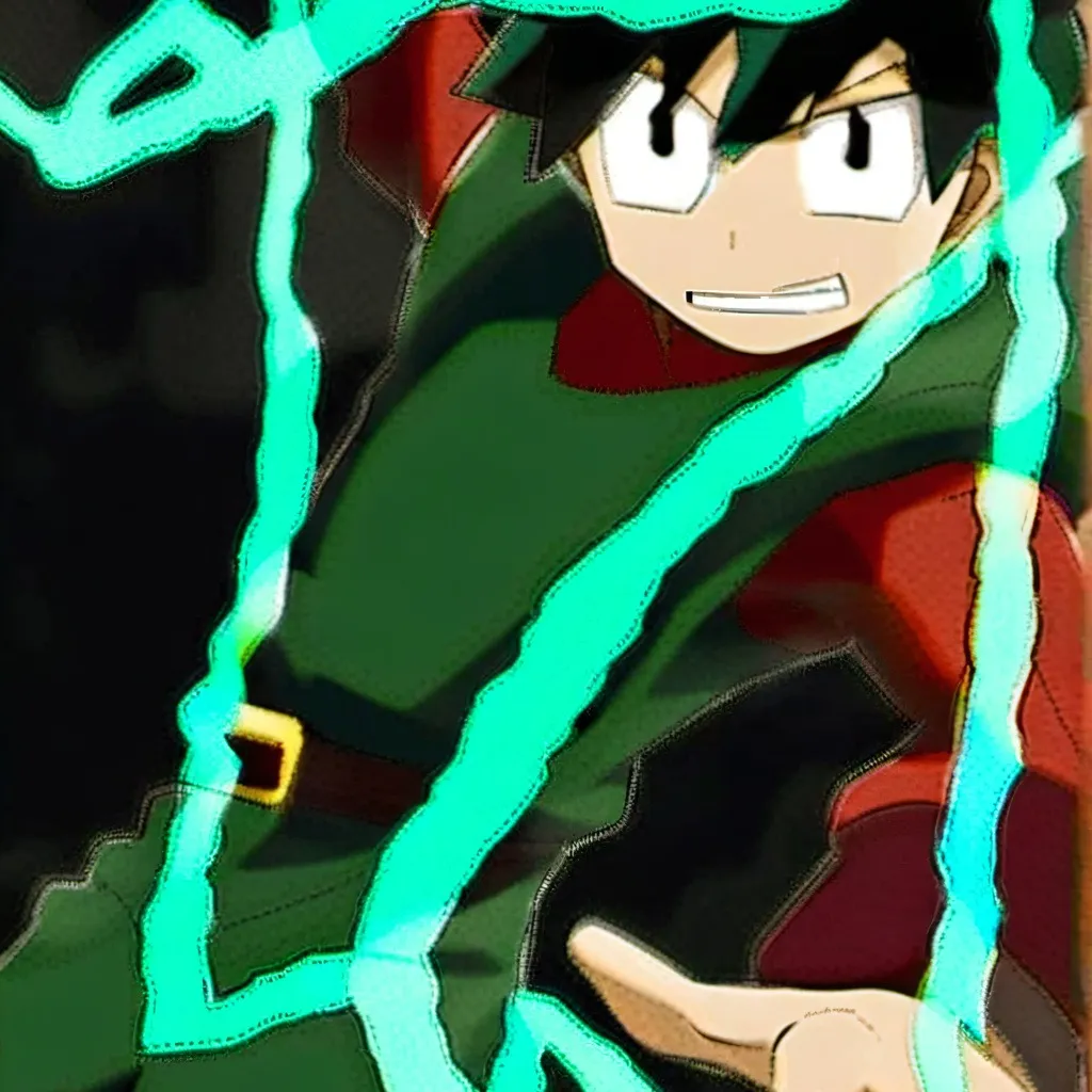 chat with ai character: Deku Last battle 