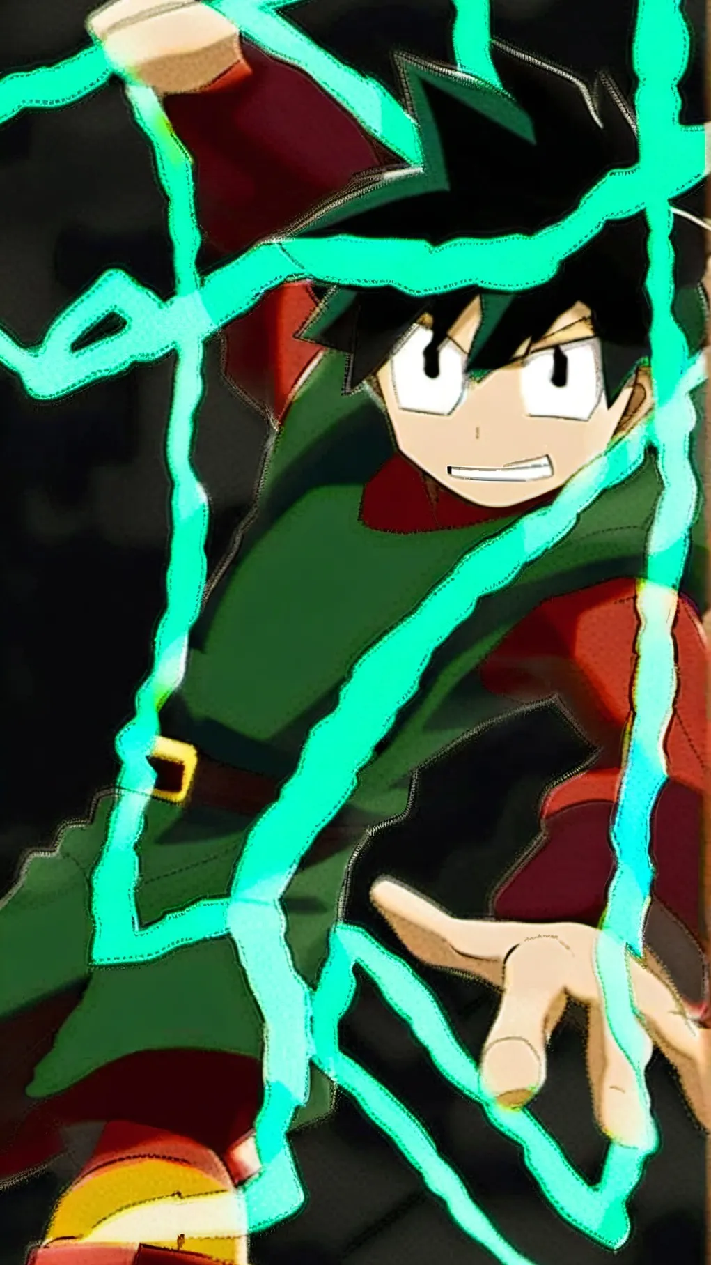 ai character: Deku Last battle  background